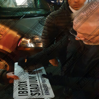 Ally McCoist 'Rangers' Autographed Street Sign Display